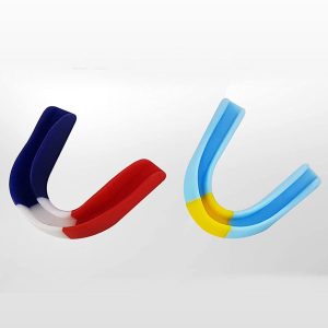 Protector bucal/protector de enc?as con sabor Synco: para boxeo, hockey, judo, karate, artes marciales y todos los deportes de contacto | colores surtidos (juego de 2, para adultos)