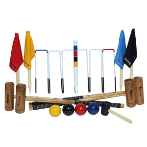 Alternative view of Juego de croquet Synco Croquet Sport Gold para 4 jugadores, juego profesional con bolas de croquet y accesorios (38 pulgadas) para adultos, perfecto para c?sped, patios traseros, parques y jardines, para juegos divertidos y profesionales.