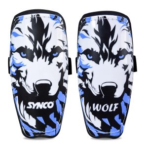 Espinillera Synco Wolf | Espinillera profesional con correa ajustable de doble velcro | Talla mediana