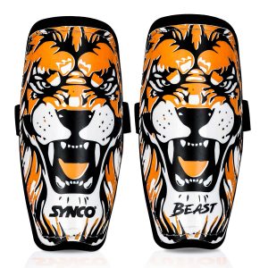 Espinillera Synco Beast con correa ajustable de velcro