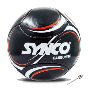 Balon de futbol Synco Carbonite | Cosido a máquina con PVC | Balon de entrenamiento | Tamano 5