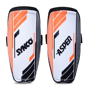 Espinillera Synco Asper | Espinillera profesional con doble correa ajustable de velcro | Talla mediana