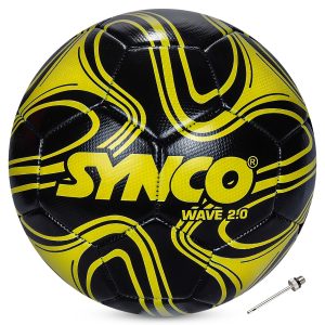 Bal?n de f?tbol Synco Wave 2.0 | Bal?n de entrenamiento | Cosido a m?quina con PVC | Bal?n de f?tbol tama?o 5