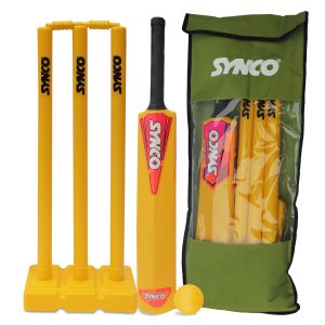 Alternative view of Juego de cr?quet de pl?stico Synco con pelota y bolsa de transporte para grupos de edad | Tama?o 5