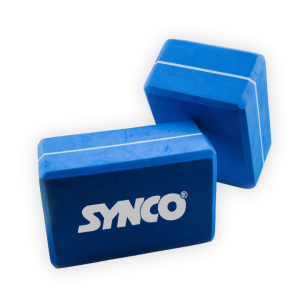 Ladrillos de yoga Synco: ladrillos de yoga de espuma EVA de alta densidad y primera calidad. Colores surtidos.