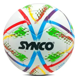 Bal?n de f?tbol homologado por la FIFA de Synco | Bal?n de f?tbol profesional para partidos | Resistente al agua | Tama?o: 5