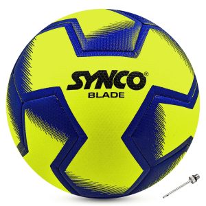Bal?n de f?tbol Synco Blade Hybrid TPU con tecnolog?a Hydralock (amarillo)