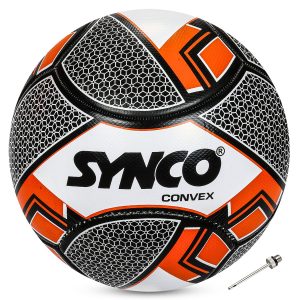 Bal?n de f?tbol Synco Convex | Bal?n de entrenamiento | Cosido a m?quina con PVC | Bal?n de f?tbol tama?o 5