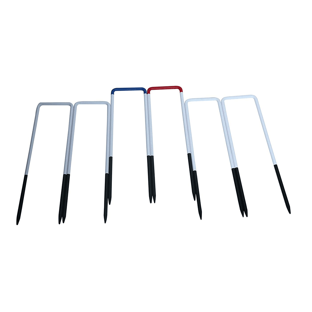 Juego de croquet Synco Croquet Sport Gold para 6 jugadores, juego profesional con bolas de croquet y accesorios (38 pulgadas) para adultos, perfecto para c?sped, patios traseros, parques y jardines, para juegos divertidos y profesionales. - Imagen 4