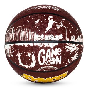 Alternative view of Bal?n de baloncesto para hombre Synco Culture Series (talla 7) Marr?n y blanco