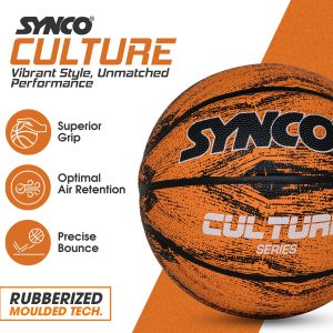 Alternative view of Bal?n de baloncesto Synco Culture (tama?o 5) Naranja