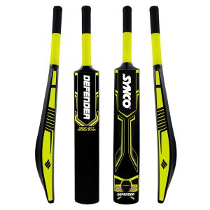 Bate de cr?quet de pl?stico Synco Defender - Doble hoja (alta resistencia)
