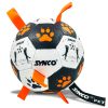 Juguete para perros Synco Dog Toy Football Graphic Orange con asas | Pelota para perros tama?o 3 | Pelota de juguete para perros