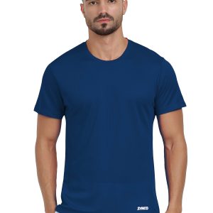 Camiseta deportiva Synco Flo Fit para hombre (azul) - Ropa deportiva y de actividad f?sica