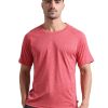 Camiseta deportiva Synco Fusion para hombre (rojo) - Ideal para correr y el gimnasio