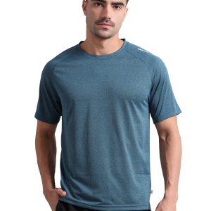Camiseta deportiva Synco Fusion para hombre (azul): ideal para correr y para el gimnasio