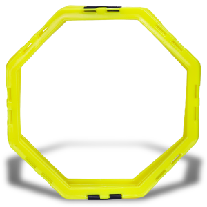 Alternative view of Anillos Synco Hex Hoop (juego de 6) Amarillos