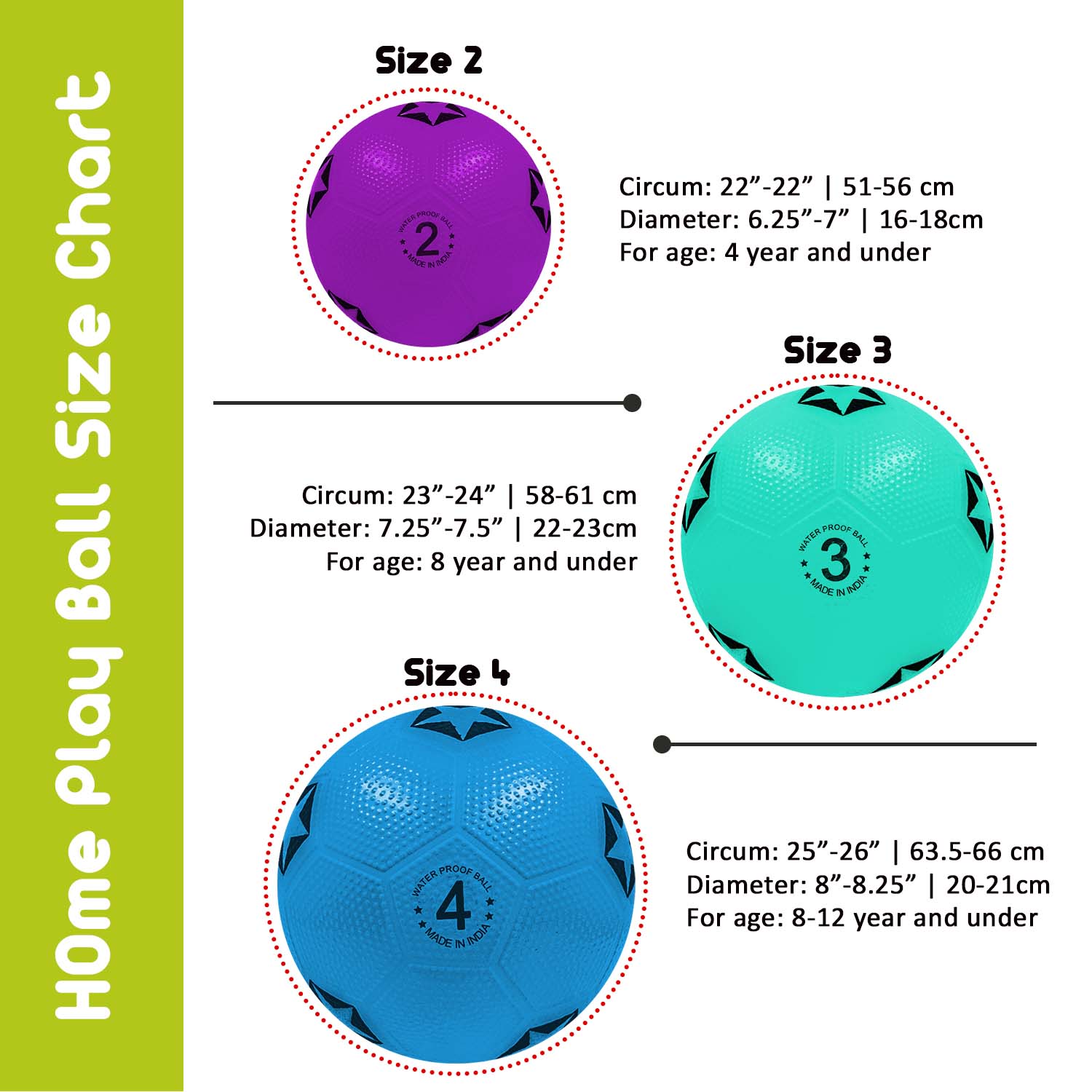 Synco Home Play Football for Kids | Pelota de playa | Pelota de juguete blanda | Tama?o 2 - Imagen 5