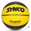 Bal?n de baloncesto Synco Hooper (tama?o 5) amarillo y negro