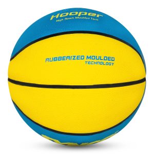 Alternative view of Bal?n de baloncesto Synco Hooper (tama?o 5) azul y amarillo