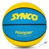 Bal?n de baloncesto Synco Hooper (tama?o 5) azul y amarillo