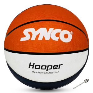 Bal?n de baloncesto Synco Hooper (tama?o 6) rojo y blanco