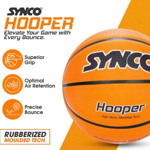 Alternative view of Bal?n de baloncesto Synco Hooper (tama?o 5) Naranja