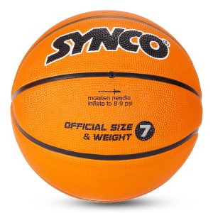 Alternative view of Bal?n de baloncesto para hombre de la serie Synco Hooper (talla 7) Naranja