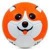 Bal?n de f?tbol Synco Kids | Material de PVC blando con cara de cachorro | Para jugar en interiores y exteriores | Tama?o 3