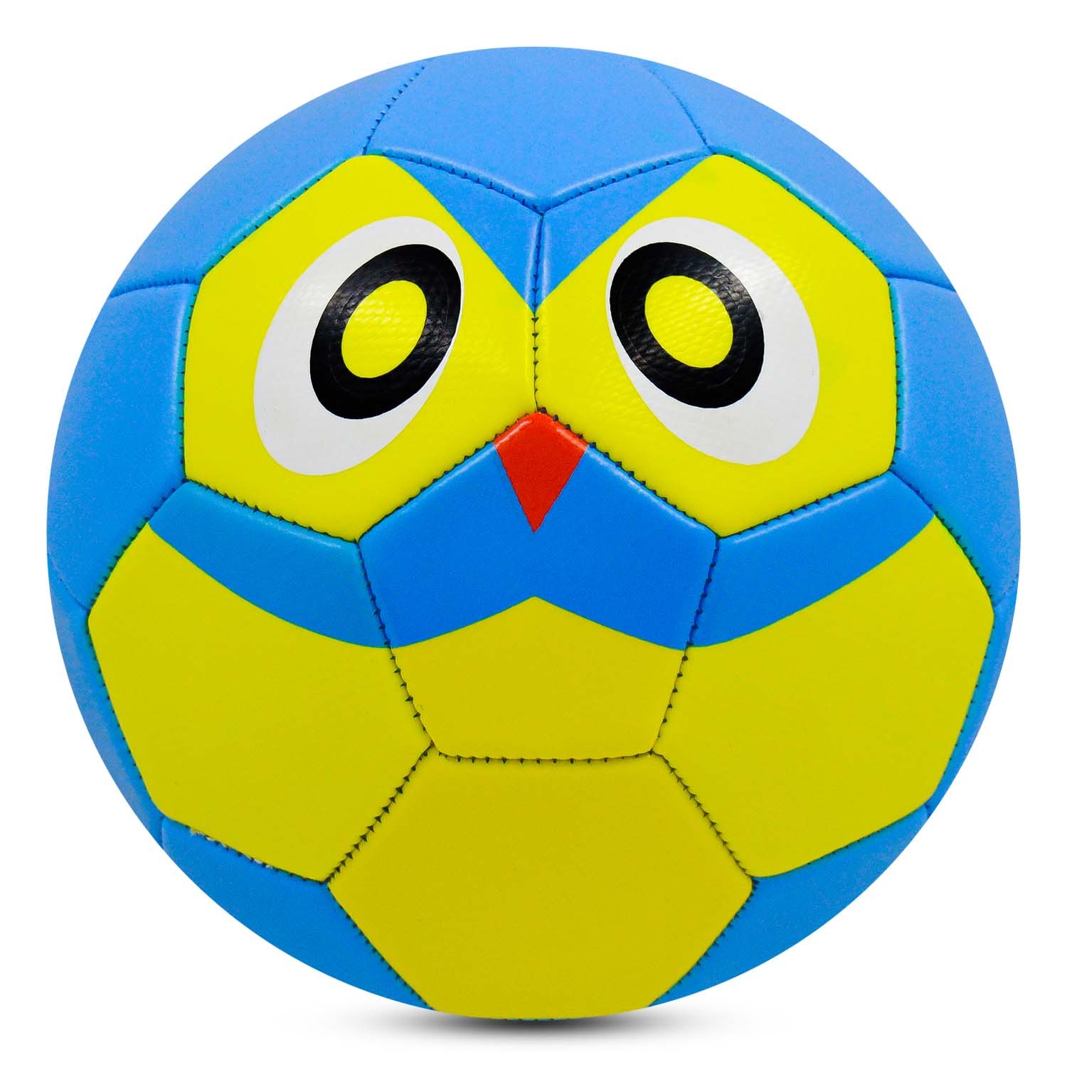 Bal?n de f?tbol Synco Kids | Material de PVC blando con cara de b?ho | Para jugar en interiores y exteriores | Tama?o 3