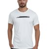 Camiseta deportiva Synco Luxe Performance para hombre (blanca)