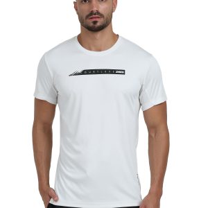 Camiseta deportiva Synco Luxe Performance para hombre (blanca)