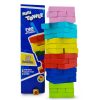 Synco Mini Tower | Torre de madera para hacer piruetas | El mejor juego de madera para ni?os y adultos | Mini juego de bloques de madera para divertirse en familia, juego para desarrollar habilidades Bloques multicolores, 54 piezas