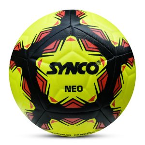 Bal?n de f?tbol Synco Neo Embossed | Bal?n de partido profesional | Cosido a m?quina con TPU | Tama?o 5