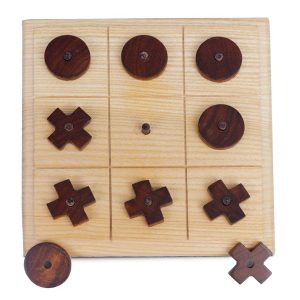 Alternative view of Synco Noughts & Crosses | Juego de madera Tic Tac | Color natural y acabado mate | Regalo para amigos y familiares