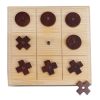 Synco Noughts & Crosses | Juego de madera Tic Tac | Color natural y acabado mate | Regalo para amigos y familiares