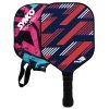 Raqueta de pickleball Synco Slash de fibra de carbono (roja) con funda de transporte gratuita