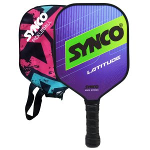 Raqueta de pickleball Synco Latitude Blue | Raqueta de pickleball ligera con 16 mm de grosor