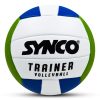 Bal?n de voleibol Synco Trainer, cosido a m?quina con PVC, 18 paneles, suave al tacto y ligero