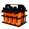 Juego de portabotellas higi?nico Synco (8 botellas) Naranja-Negro