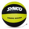 Bal?n de baloncesto Synco Young Champ (talla 3) verde y negro