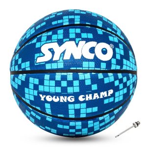 Synco Young Champ Basketball (talla 3) Azul