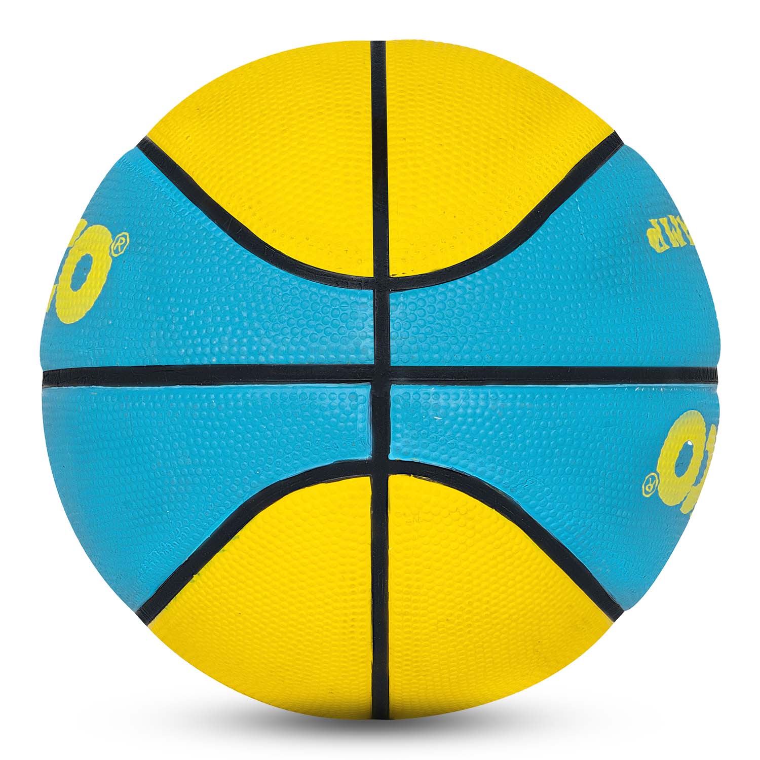 Synco Young Champ Basketball (talla 3) azul y amarillo - Imagen 2
