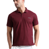 Camiseta polo Synco Zen para hombre (granate)