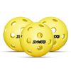 Pelota de pickleball Synco S26 | Pickleball de alto rendimiento para interior | Juego de 3