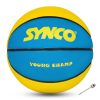 Synco Young Champ Basketball (talla 3) azul y amarillo
