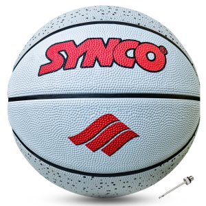 Bal?n de baloncesto para hombre Synco Culture Series (talla 7) Gris-blanco