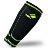 Fundas de compresi?n para espinilleras Synco | Tejido el?stico de lycra | 1 par, color negro