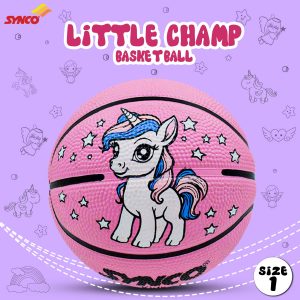Alternative view of Bal?n de baloncesto Synco Little Champ (talla 1) Rosa