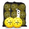 Pelota de pickleball Synco S40 | Pelota de alto rendimiento para exteriores | Juego de 12